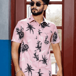Men’s Premium Half Sleeve Summer Linen Shirt