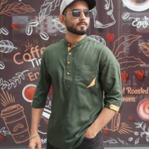 Premium Kurta (3 Quarter Sleeve with Pocket)