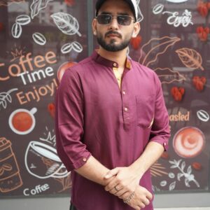 Premium Kurta (3 Quarter Sleeve with Pocket)
