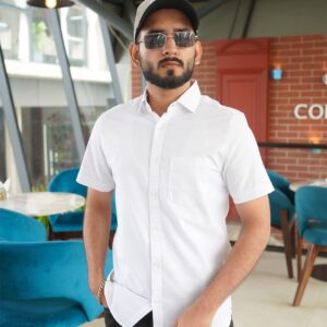 Men’s Premium Half Sleeve Summer Cotton Shirt-FV211