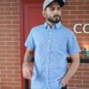 Men’s Premium Half Sleeve Summer Cotton Shirt-FV214