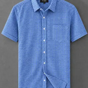 Men’s Premium Half Sleeve Summer Cotton Shirt-FV214