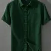 Men’s Premium Half Sleeve Summer Cotton Shirt-FV229